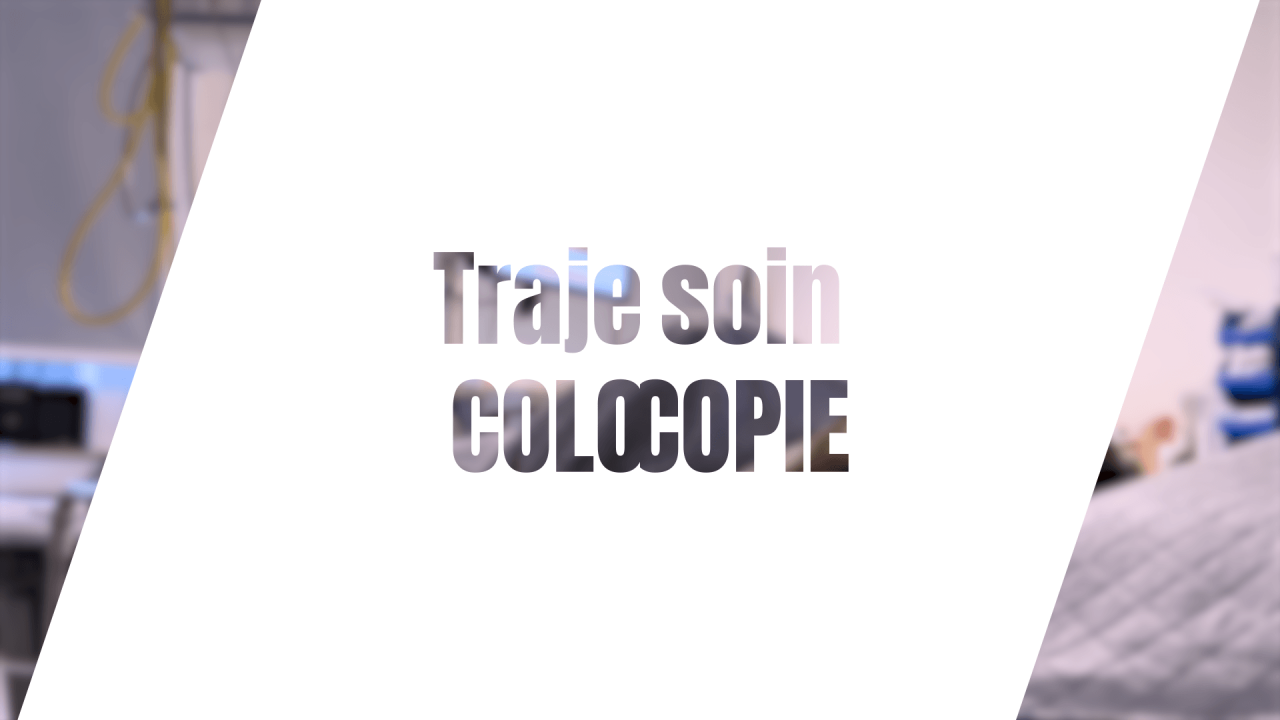 Trajet de soin coloscopie